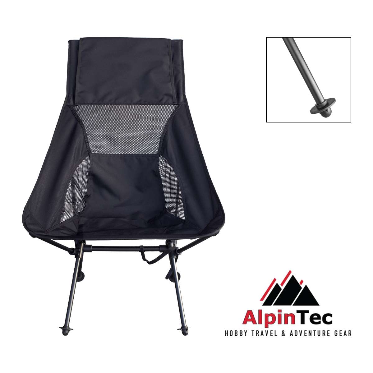 ALPINPRO Καρέκλα Alpintec Relax CH151 BLACK