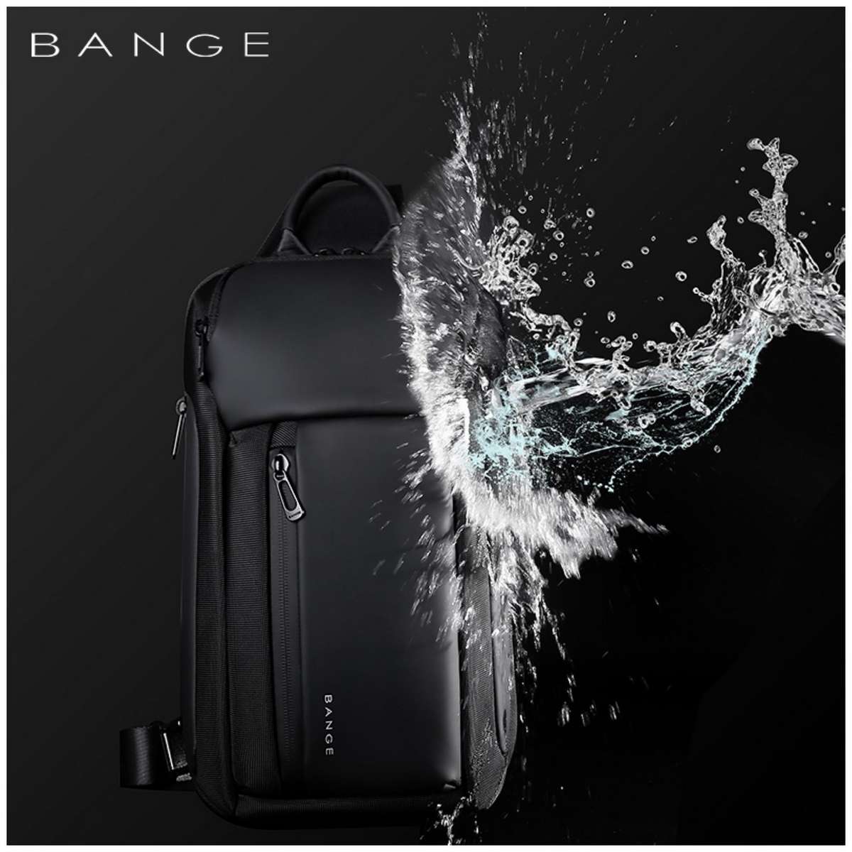 Τσαντάκι ώμου χιαστί crossbody Bange 7566 Μαύρο