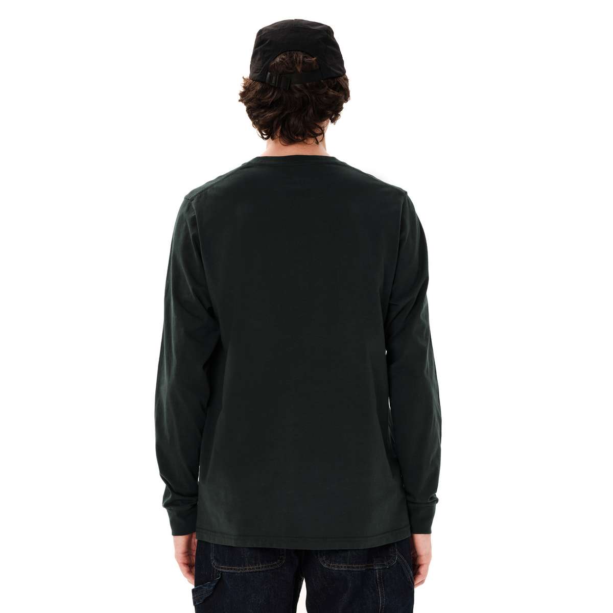 EMERSON MEN’S REGULAR FIT COTTON LONG SLEEVE TEE FOREST TEAL