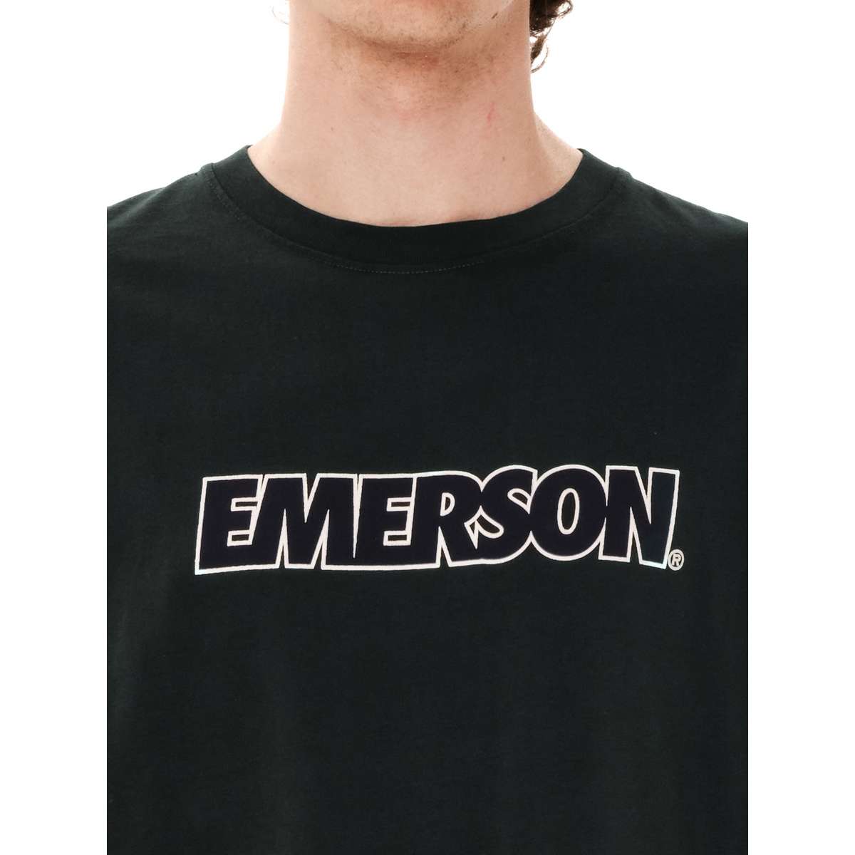 EMERSON MEN’S REGULAR FIT COTTON LONG SLEEVE TEE FOREST TEAL