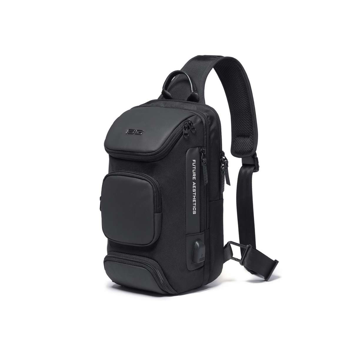 Bange Ανδρική Τσάντα Στήθους crossbody 7086 Μαύρη