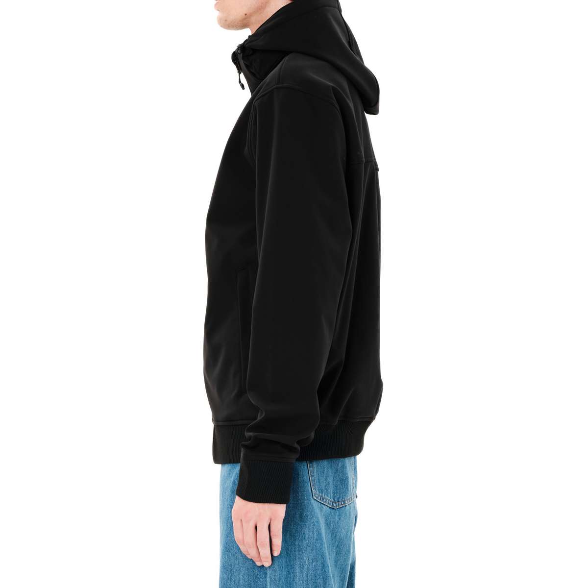 EMERSON MEN΄S BONDED BOMBER JACKET WITH DETACHABLE HOOD BLACK