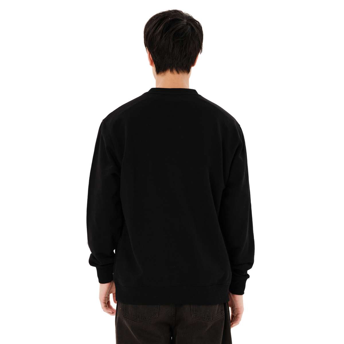 EMERSON MEN’S REGULAR FIT COTTON CLASSIC CREW NECK BLACK 