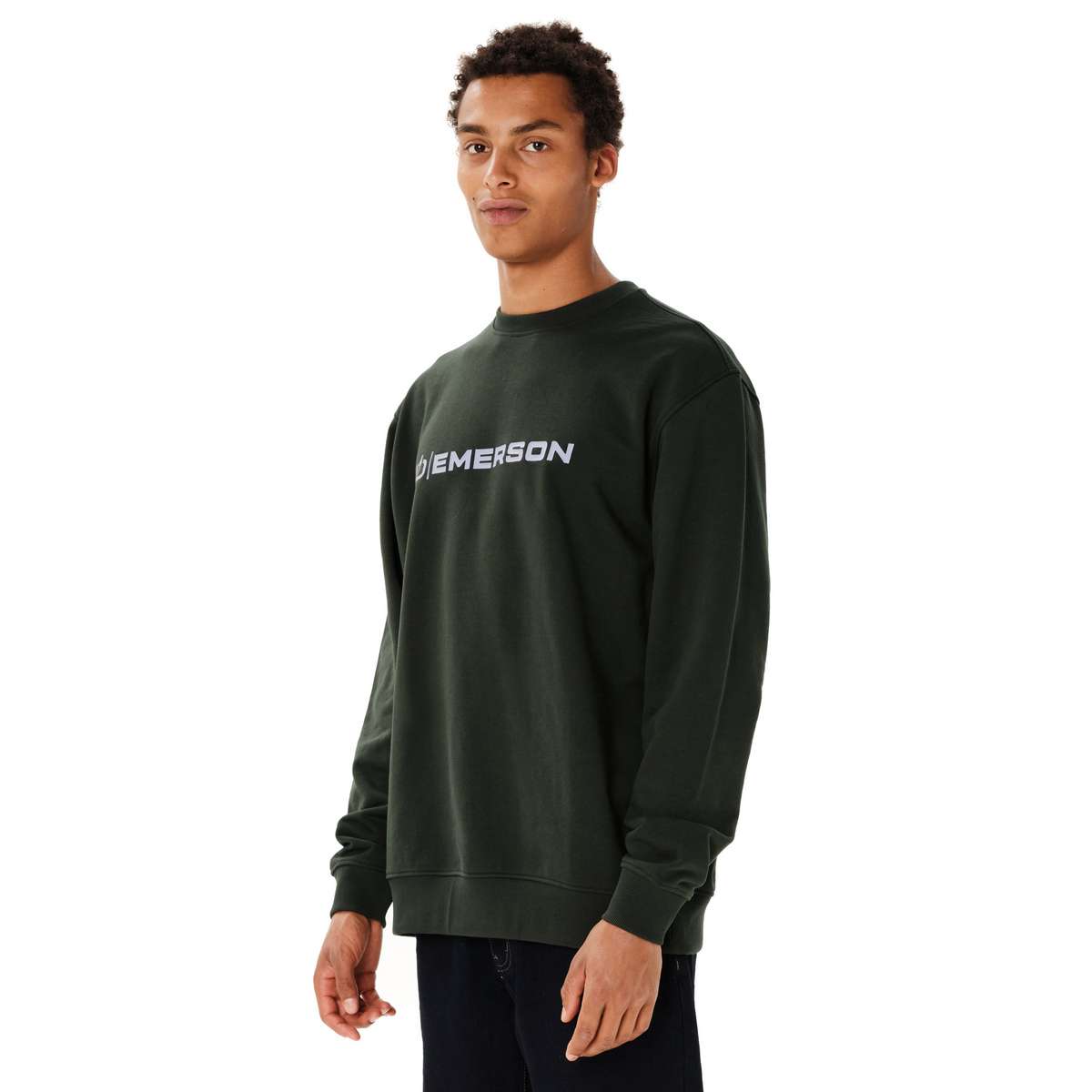 EMERSON MEN’S REGULAR FIT COTTON CLASSIC CREW NECK FOREST GREEN - Πράσινο - M