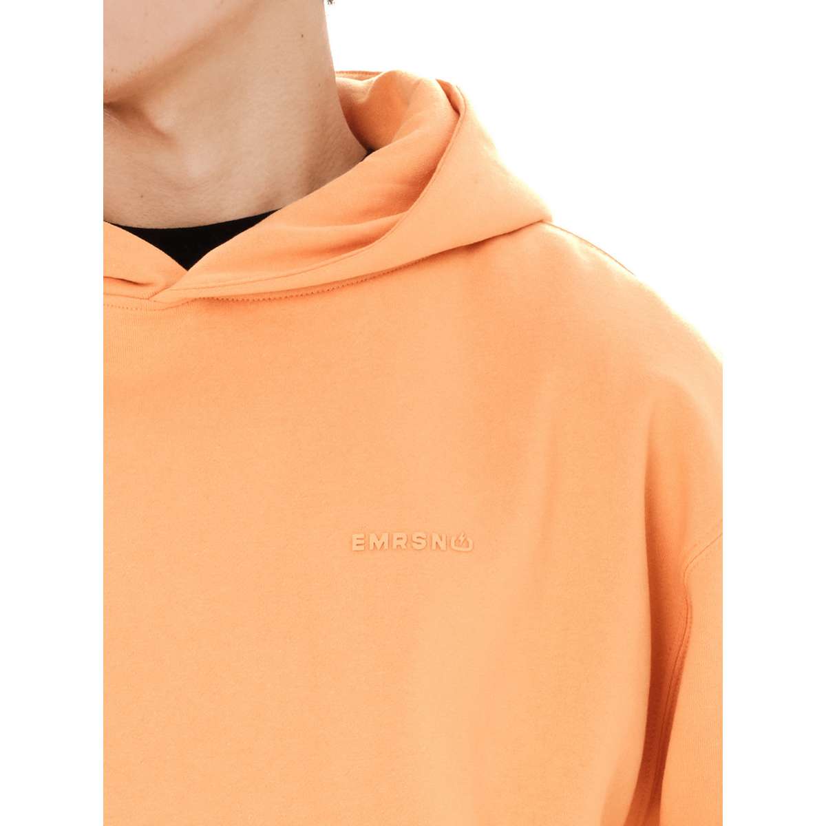 EMERSON MEN΄S OVERSIZED FIT COTTON PULLOVER HOODIE PEACH
