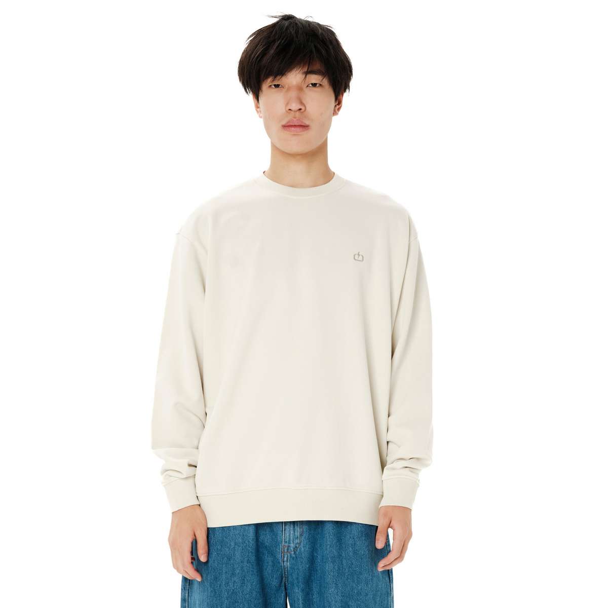 EMERSON MEN’S REGULAR FIT COTTON CLASSIC CREW NECK CLAY WHITE
