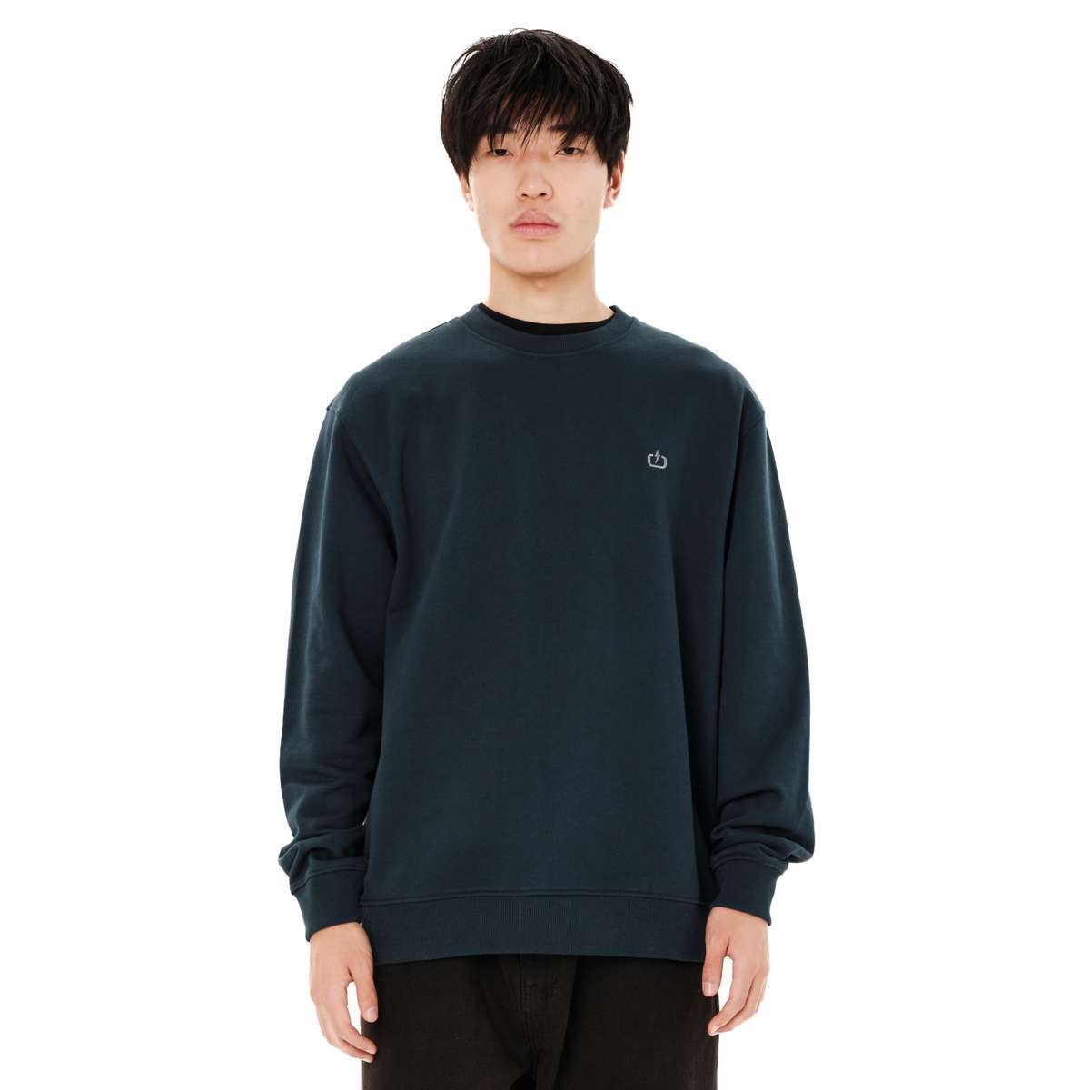 EMERSON MEN’S REGULAR FIT COTTON CLASSIC CREW NECK PETROL