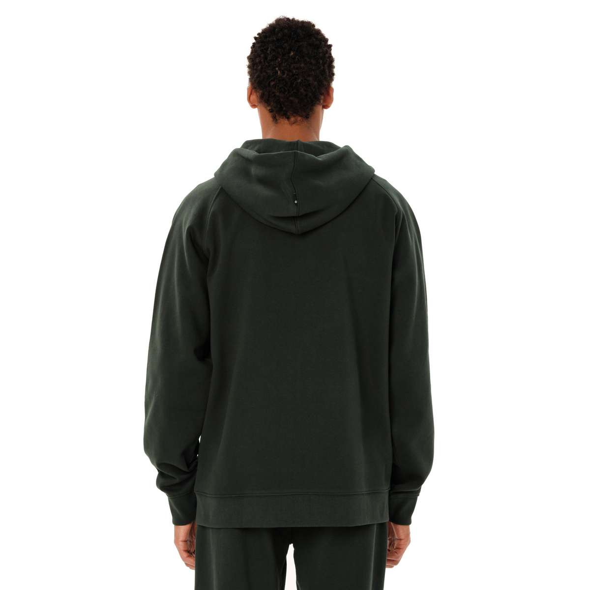 EMERSON MEN’S REGULAR FIT COTTON FULL ZIP HOODIE FOREST GREEN