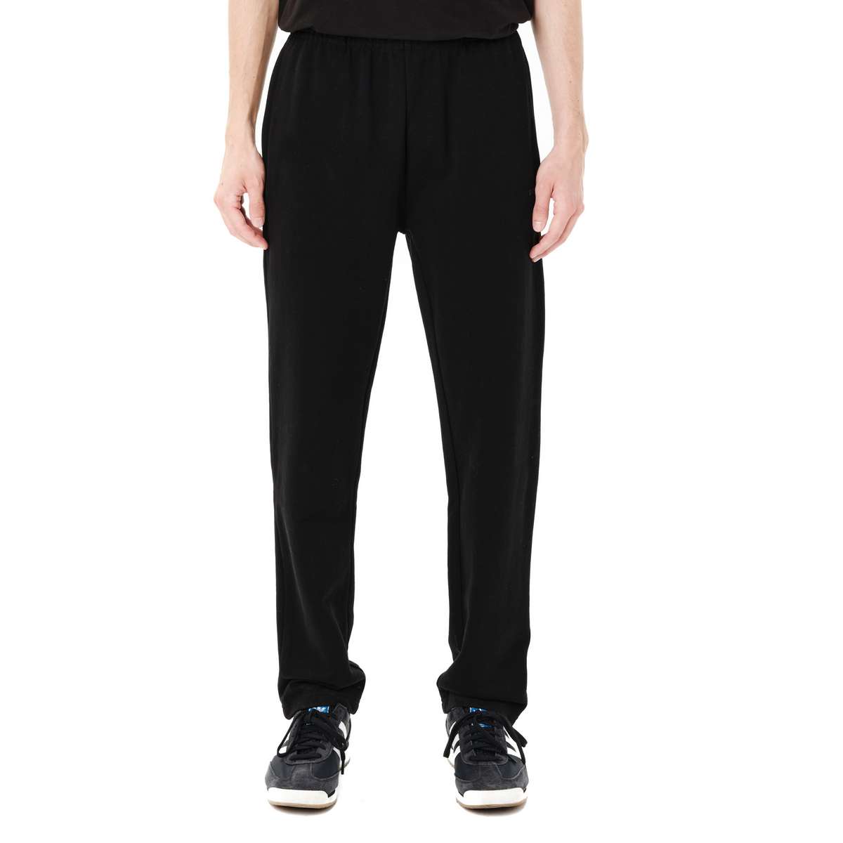 EMERSON MEN’S REGULAR FIT COTTON SWEAT PANTS BLACK