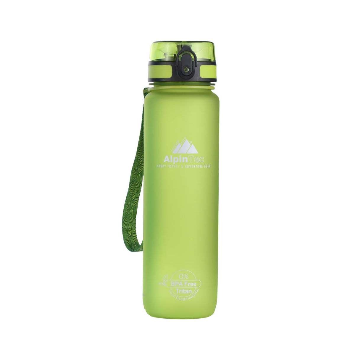 AlpinPro Quest Παγούρι Πλαστικό 1000ml Πράσινο Λαχανί