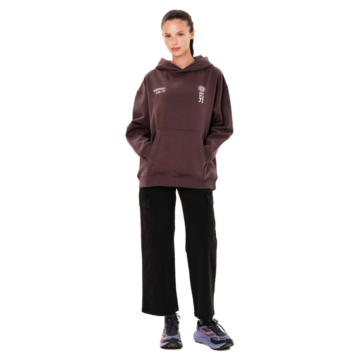 EMERSON ΄΄FUJI΄΄ ΓΥΝΑΙΚΕΙΟ OVERSIZED ΦΟΥΤΕΡ DUSTY PLUM - Μωβ - M