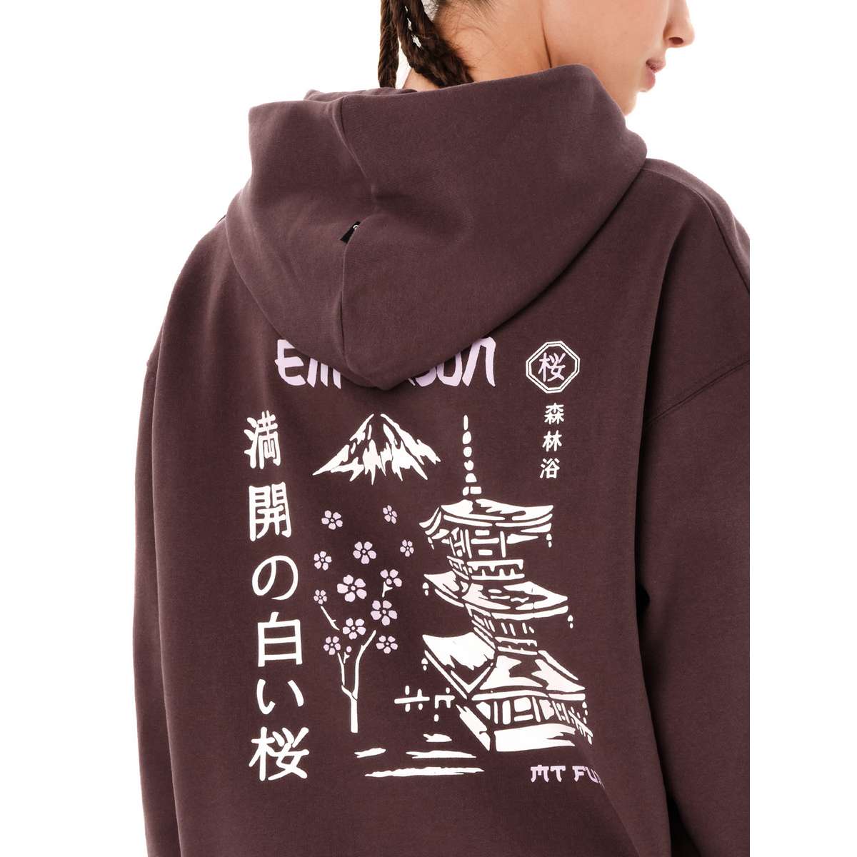 EMERSON ΄΄FUJI΄΄ ΓΥΝΑΙΚΕΙΟ OVERSIZED ΦΟΥΤΕΡ DUSTY PLUM - Μωβ - M