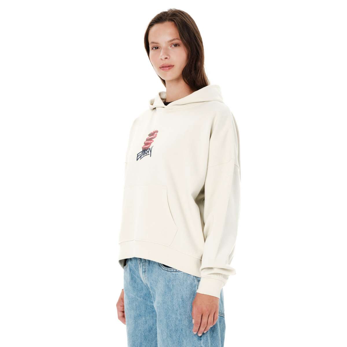 EMRSN STRAWBERRY ΓΥΝΑΙΚΕΙΟ CROP ΦΟΥΤΕΡ ΜΕ ΚΟΥΚΟΥΛΑ CLAY WHITE - Λευκό - S