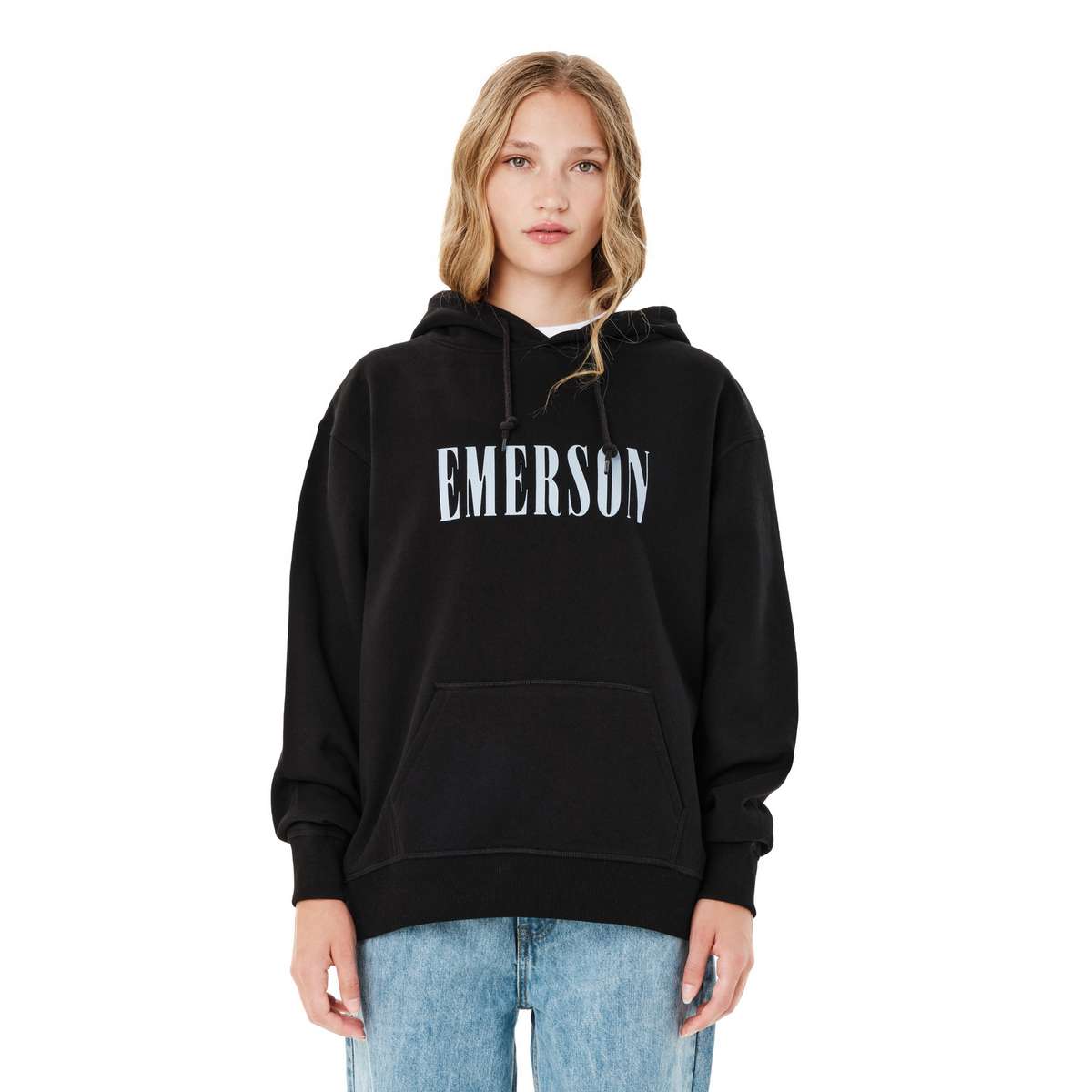 EMERSON WOMEN’S PULLOVER HOODIE BLACK