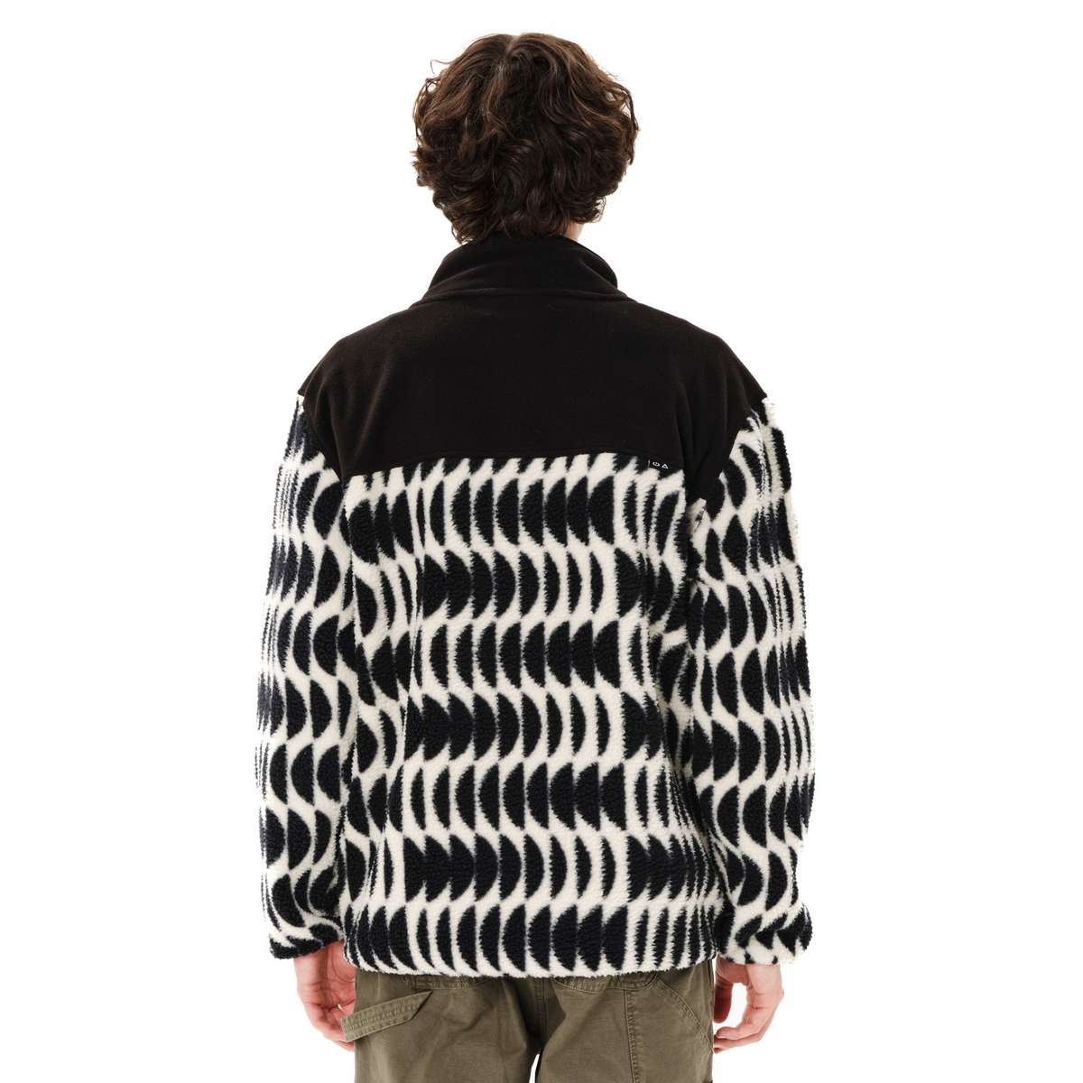 EMERSON MEN’S HIGH-PILE FULL ZIP FLEECE PR613 OFF WHITE