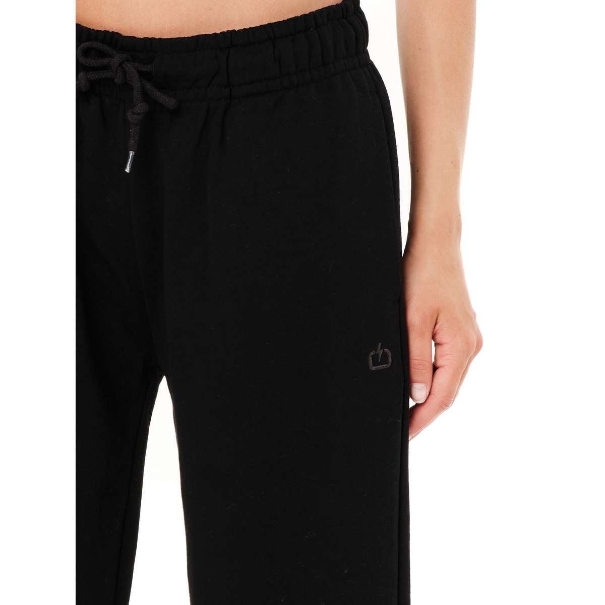 EMERSON WOMEN’S SWEAT PANTS LOOSE FIT COTTON BLACK
