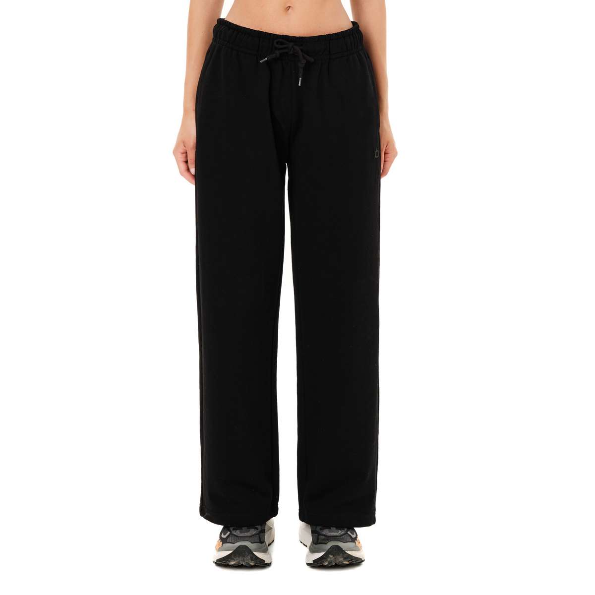 EMERSON WOMEN’S SWEAT PANTS LOOSE FIT COTTON BLACK