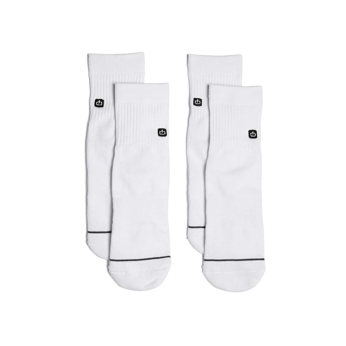 ΚΑΛΤΣΕΣ EMERSON BASIC MID CREW 2-PACK 241.EU08.43 WHITE/WHITE