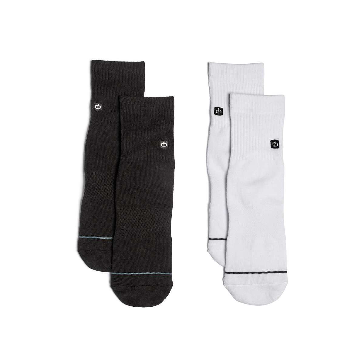 ΚΑΛΤΣΕΣ EMERSON BASIC MID CREW 2-PACK 241.EU08.43 WHITE/BLACK