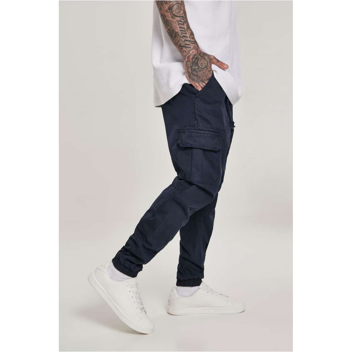 URBAN CLASSICS CARGO JOGGING PANTS TB1268 NAVY - Μπλε - M