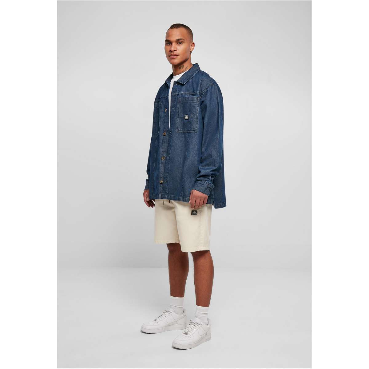 SOUTHPOLE MEN΄S OVERSIZE FIT COTTON DENIM SHIRT SP197 DARKBLUE WASHED