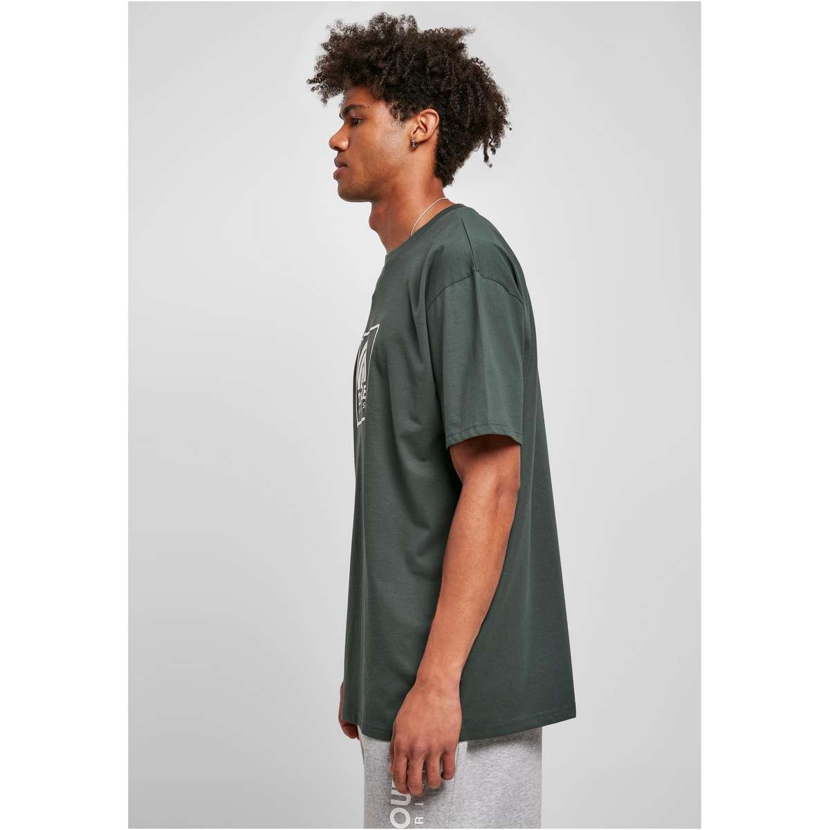 SOUTHPOLE MEN’S REGULAR FIT COTTON SQUARE LOGO TEE SP167 BOTTLEGREEN