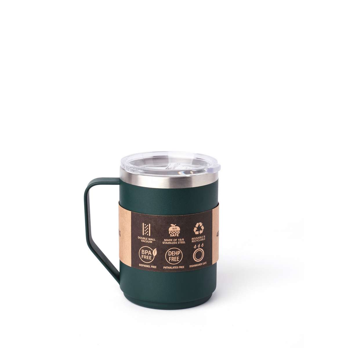 EMERSON ΟΙΚΟΛΟΓΙΚΗ ΚΟΥΠΑ ΚΑΦΕ INOX 400ml 221.EU99.18 FOREST GREEN