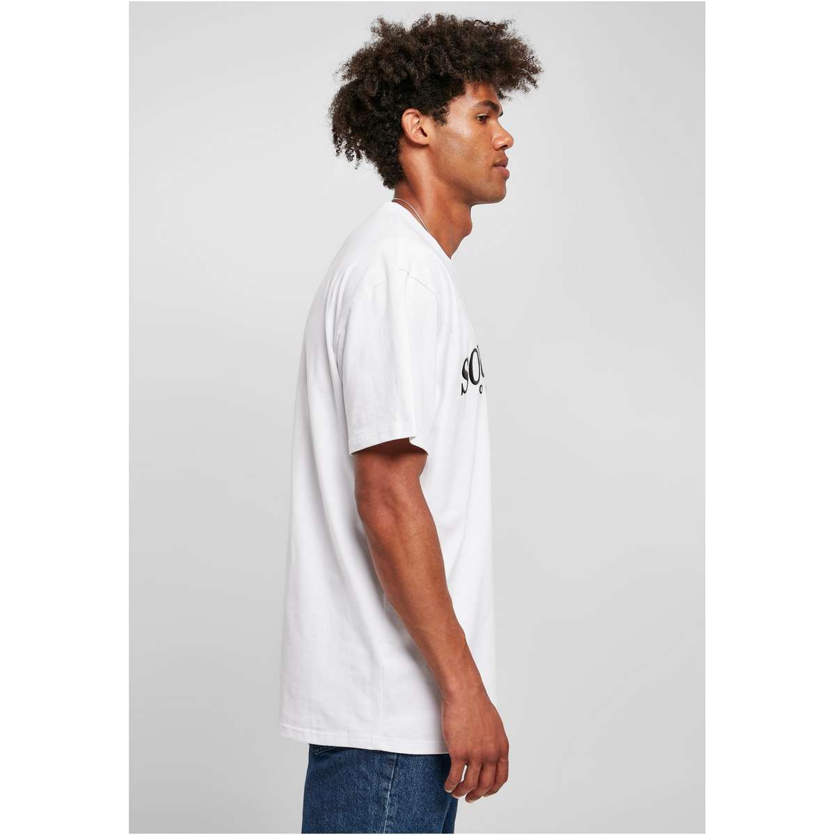 SOUTHPOLE MEN’S OVERSIZE FIT COTTON PUFFER PRINT TEE SP155 WHITE