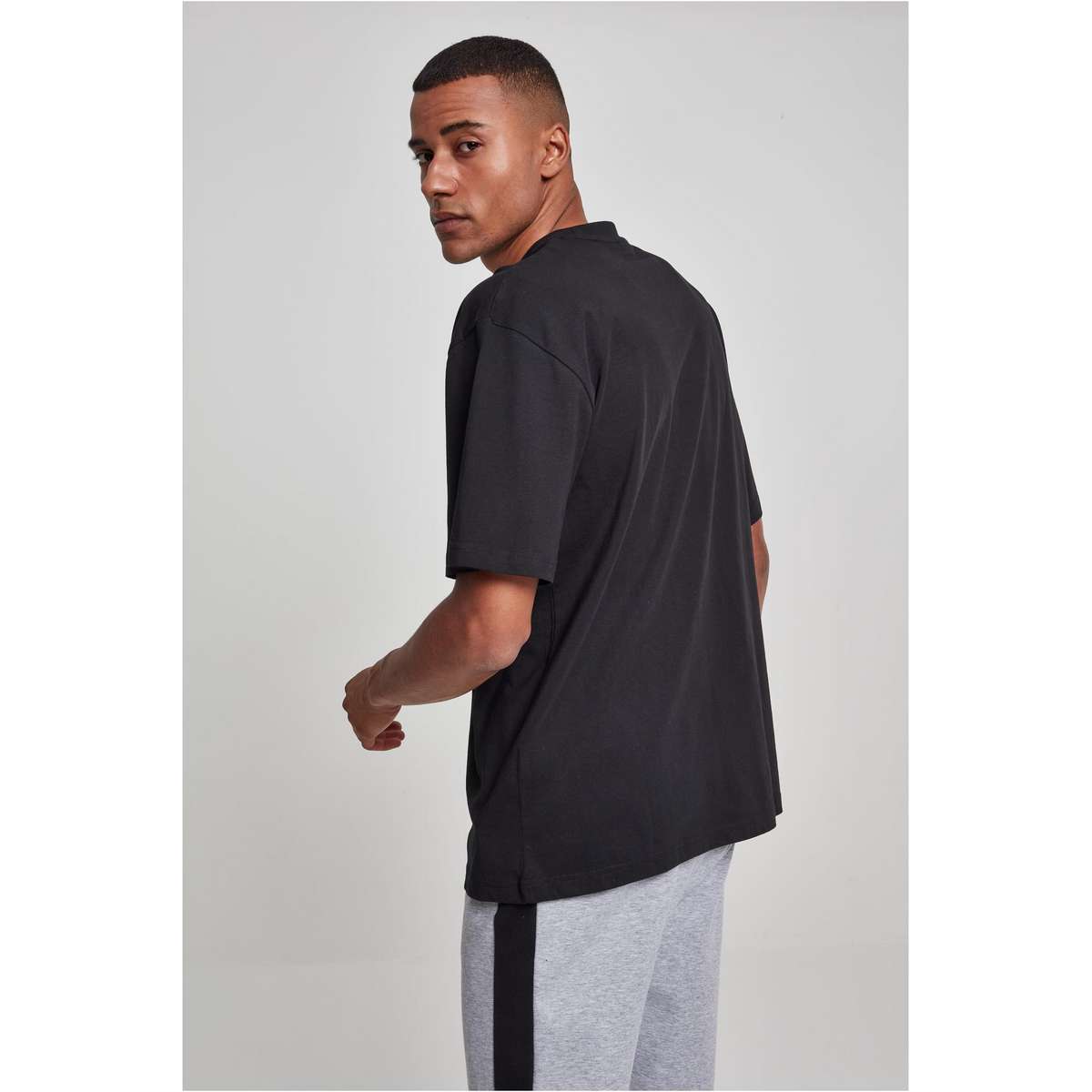 URBAN CLASSICS MEN’S REGULAR FIT COTTON TALL TEE TB006 BLACK - Μαύρο - M