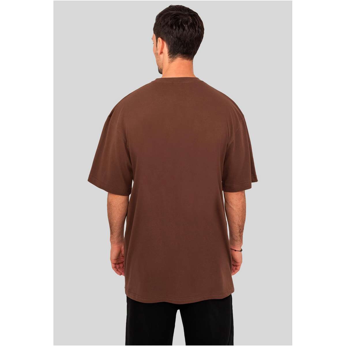 URBAN CLASSICS MEN’S REGULAR FIT COTTON TALL TEE TB006 BROWN
