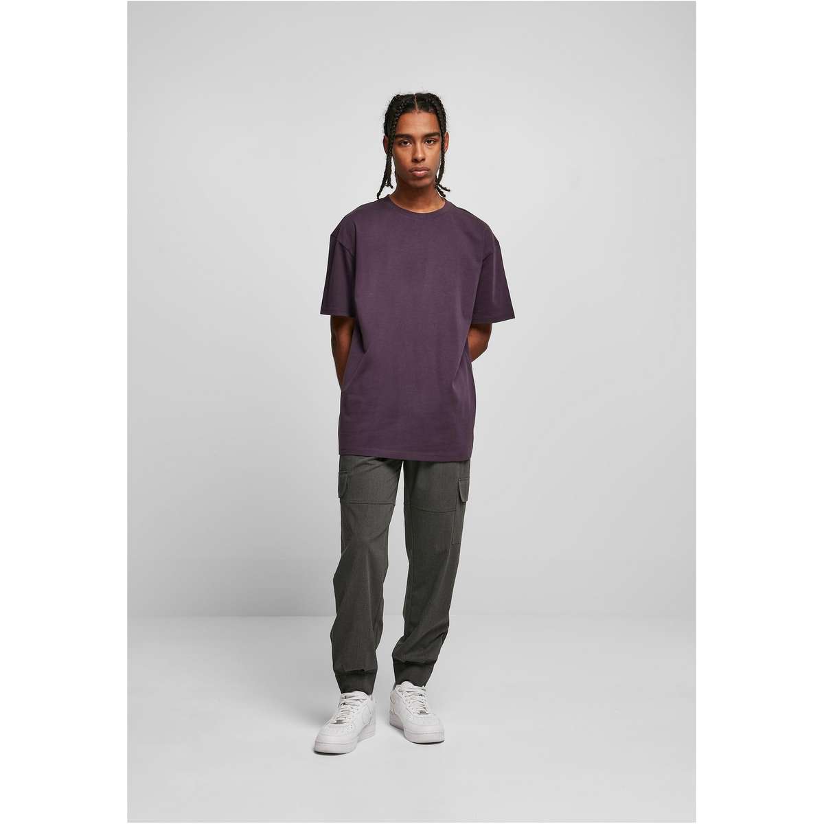 URBAN CLASSICS MEN΄S HEAVY OVERSIZE FIT COTTON TEE TB1778 PURPLENIGHT
