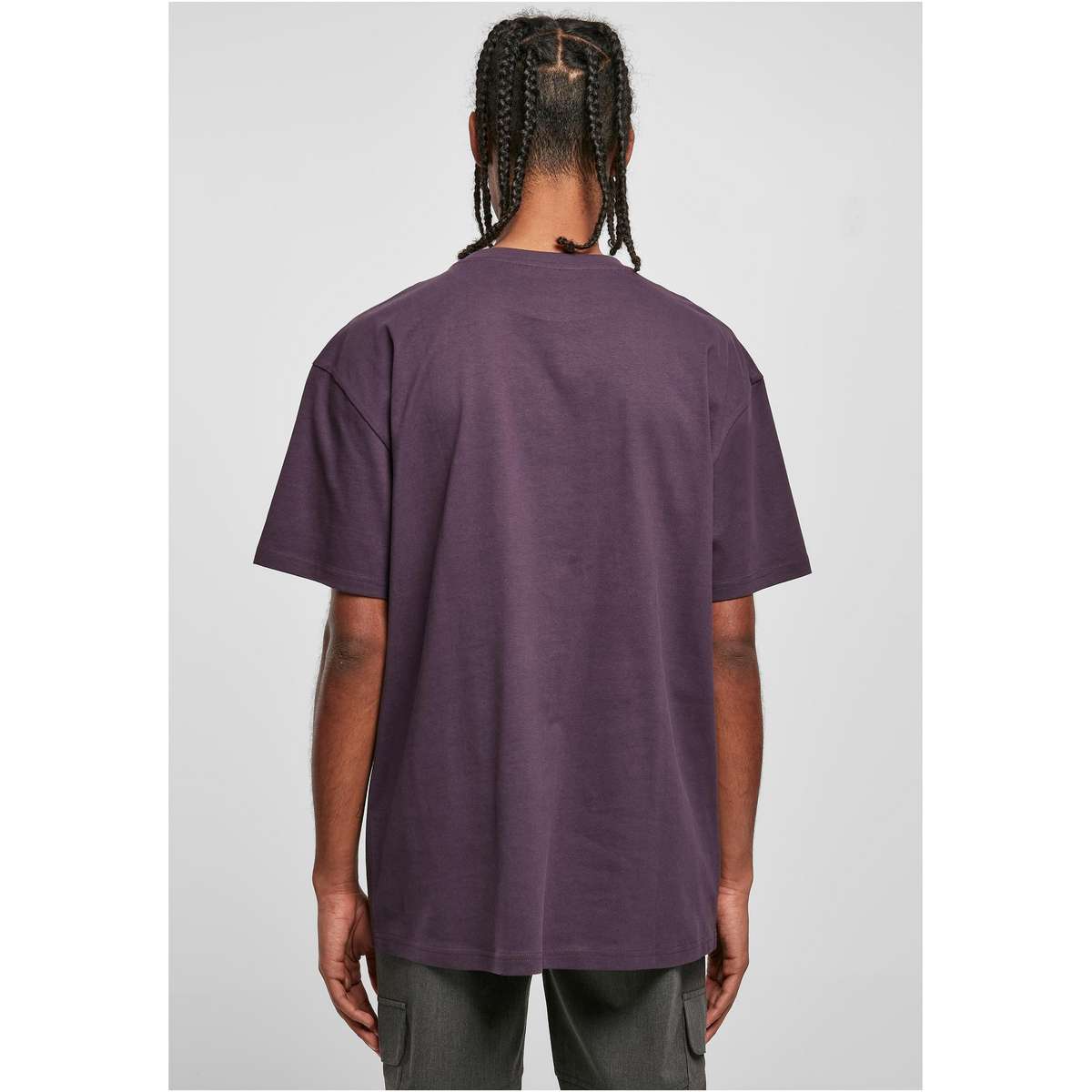 URBAN CLASSICS MEN΄S HEAVY OVERSIZE FIT COTTON TEE TB1778 PURPLENIGHT