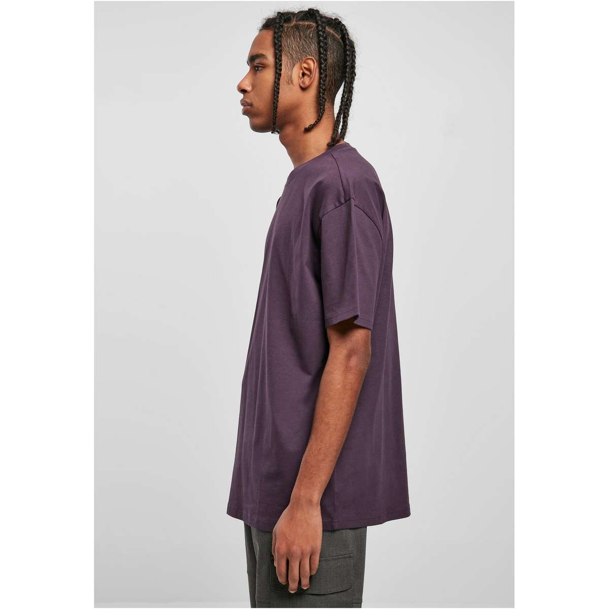 URBAN CLASSICS MEN΄S HEAVY OVERSIZE FIT COTTON TEE TB1778 PURPLENIGHT
