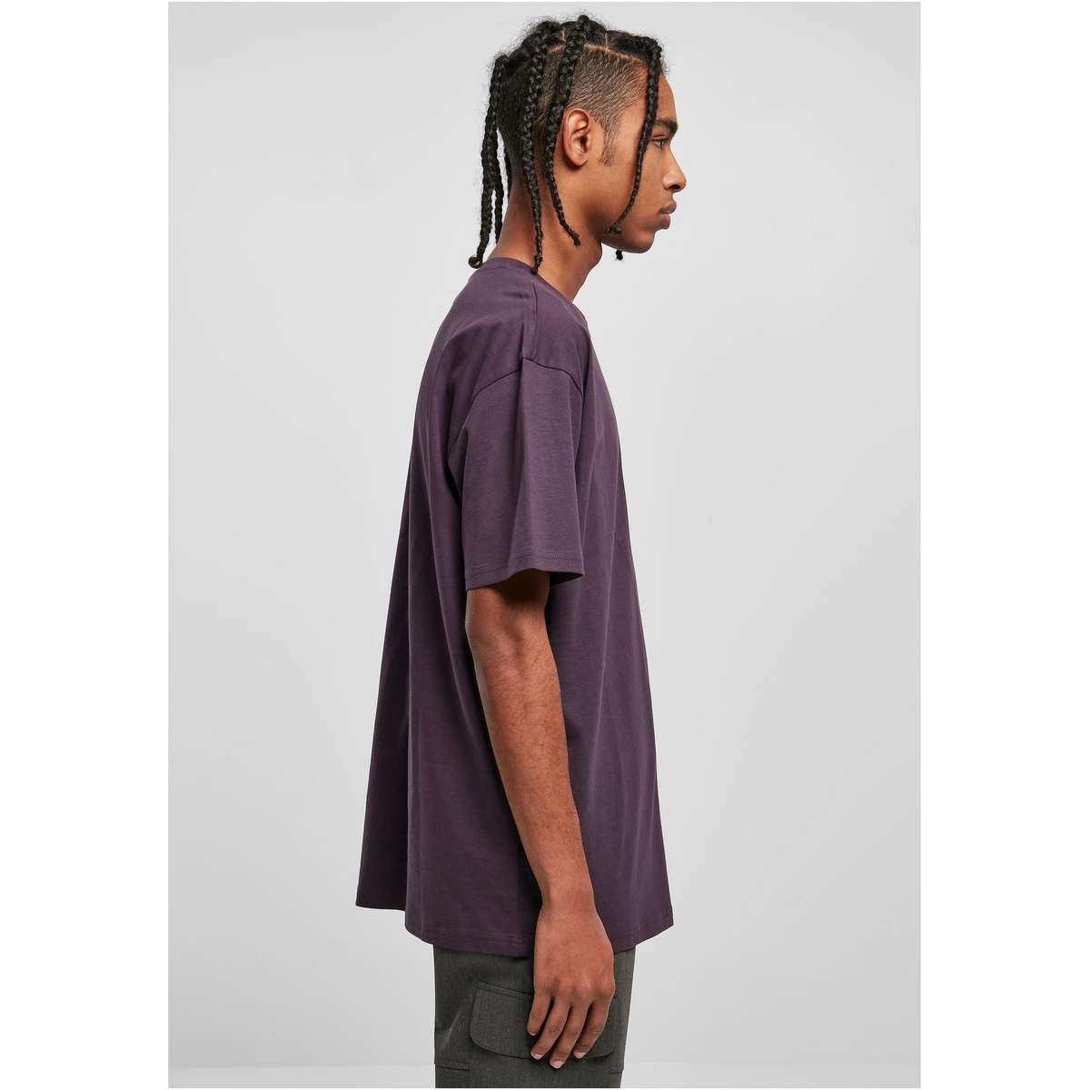 URBAN CLASSICS MEN΄S HEAVY OVERSIZE FIT COTTON TEE TB1778 PURPLENIGHT