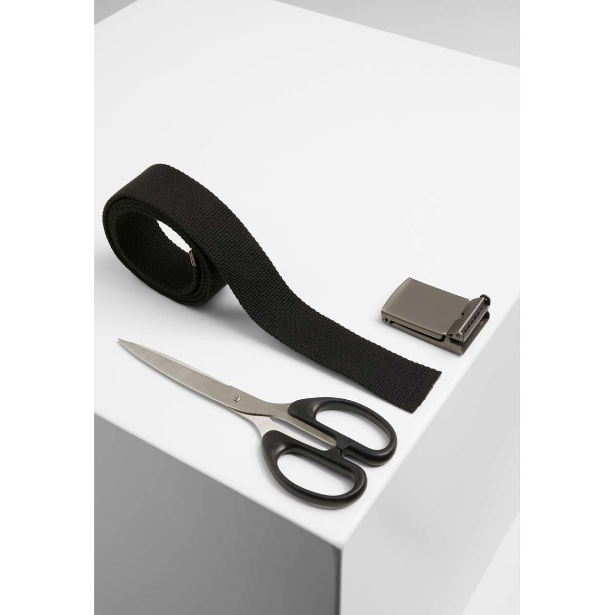 URBAN CLASSICS UNISEX CANVAS BELTS TB305 BLACK