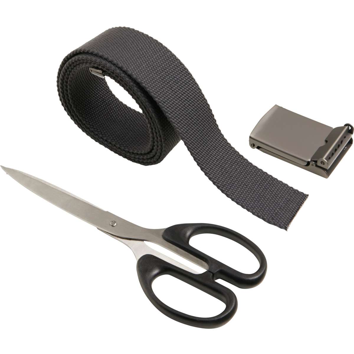 URBAN CLASSICS UNISEX CANVAS BELTS TB305 CHARCOAL