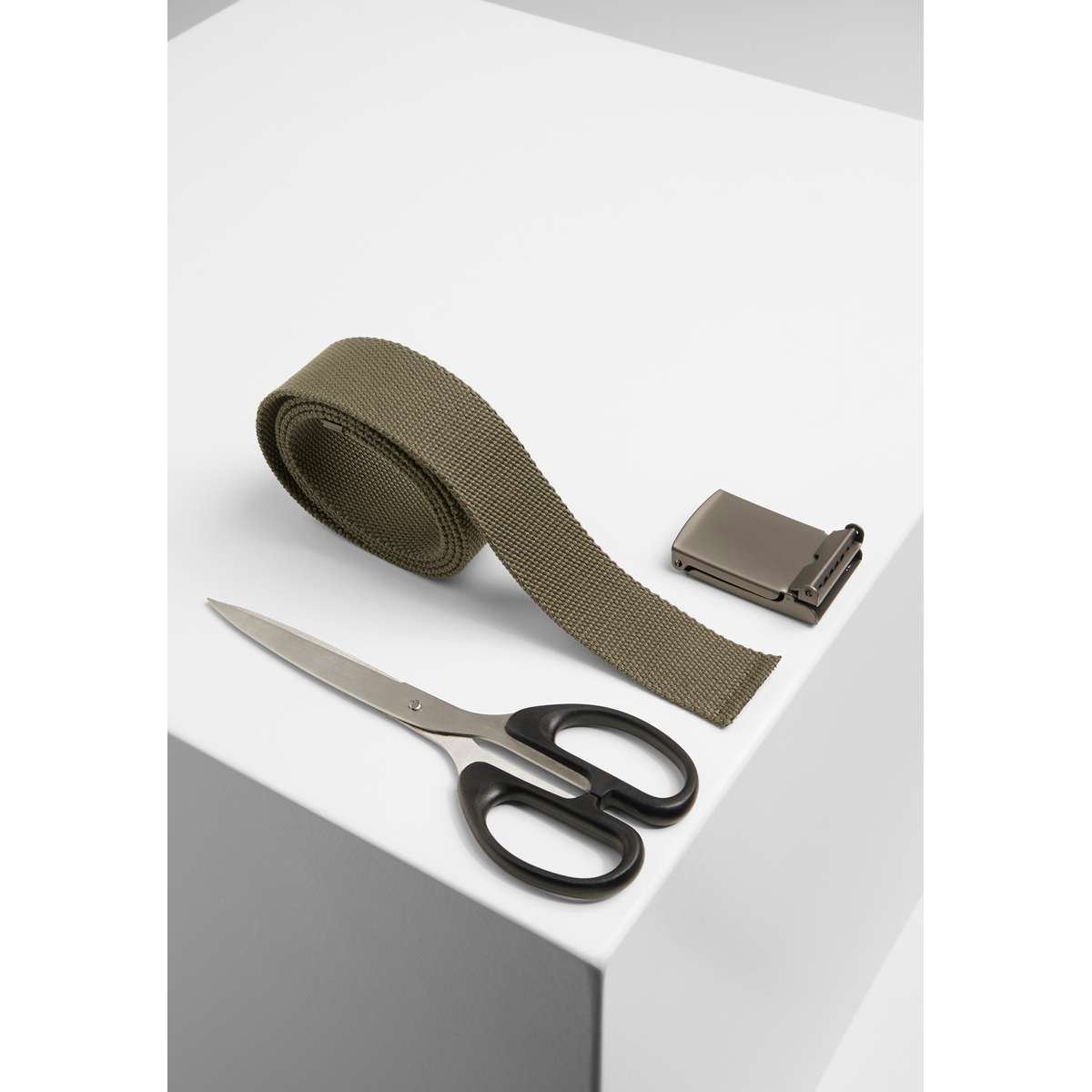 URBAN CLASSICS UNISEX CANVAS BELTS TB305 OLIVE