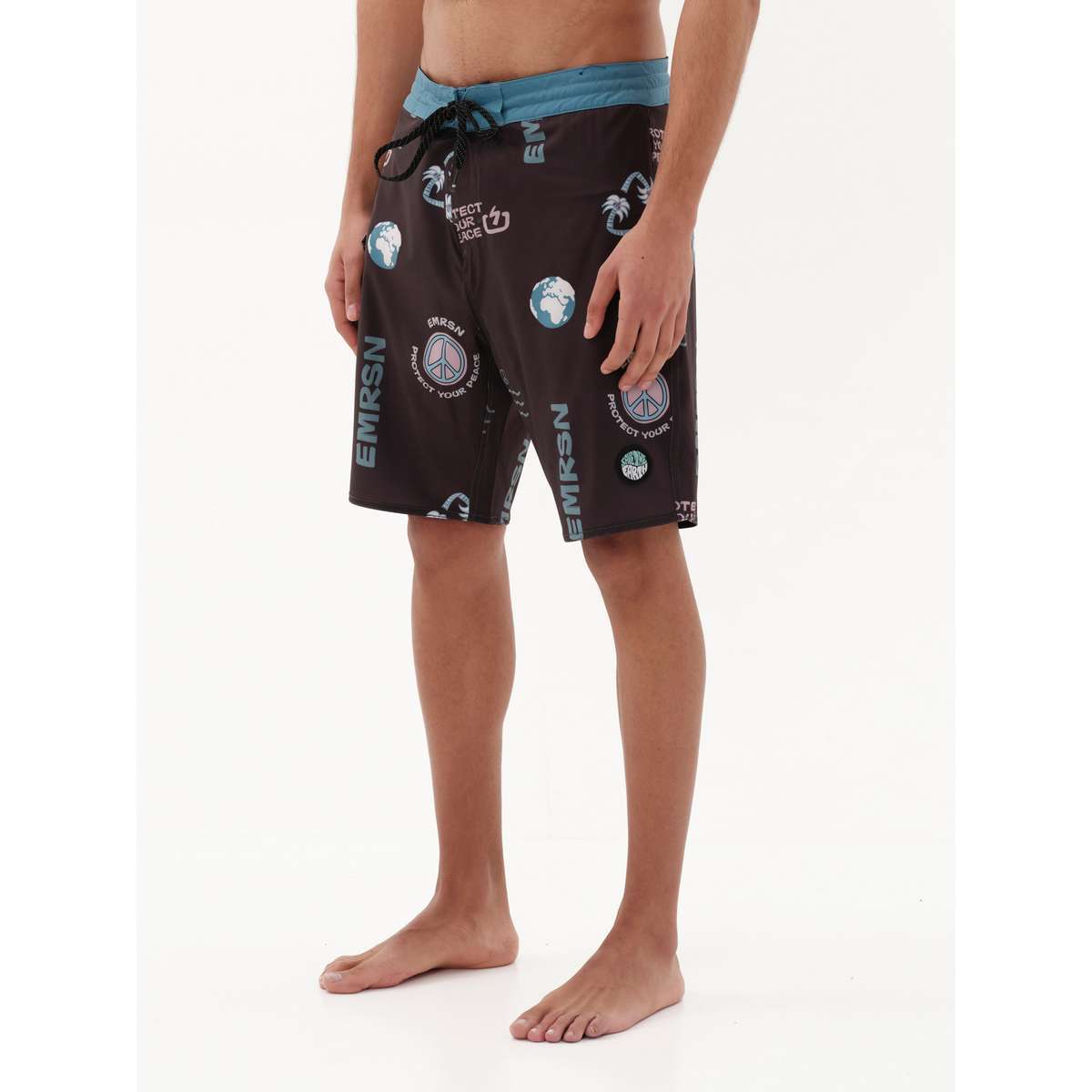EMERSON MEN’S REGULAR FIT POLYESTER ΕΜΠΡΙΜΕ ΑΝΑΚΥΚΛΩΜΕΝΟ BOARDSHORTS 49cm 