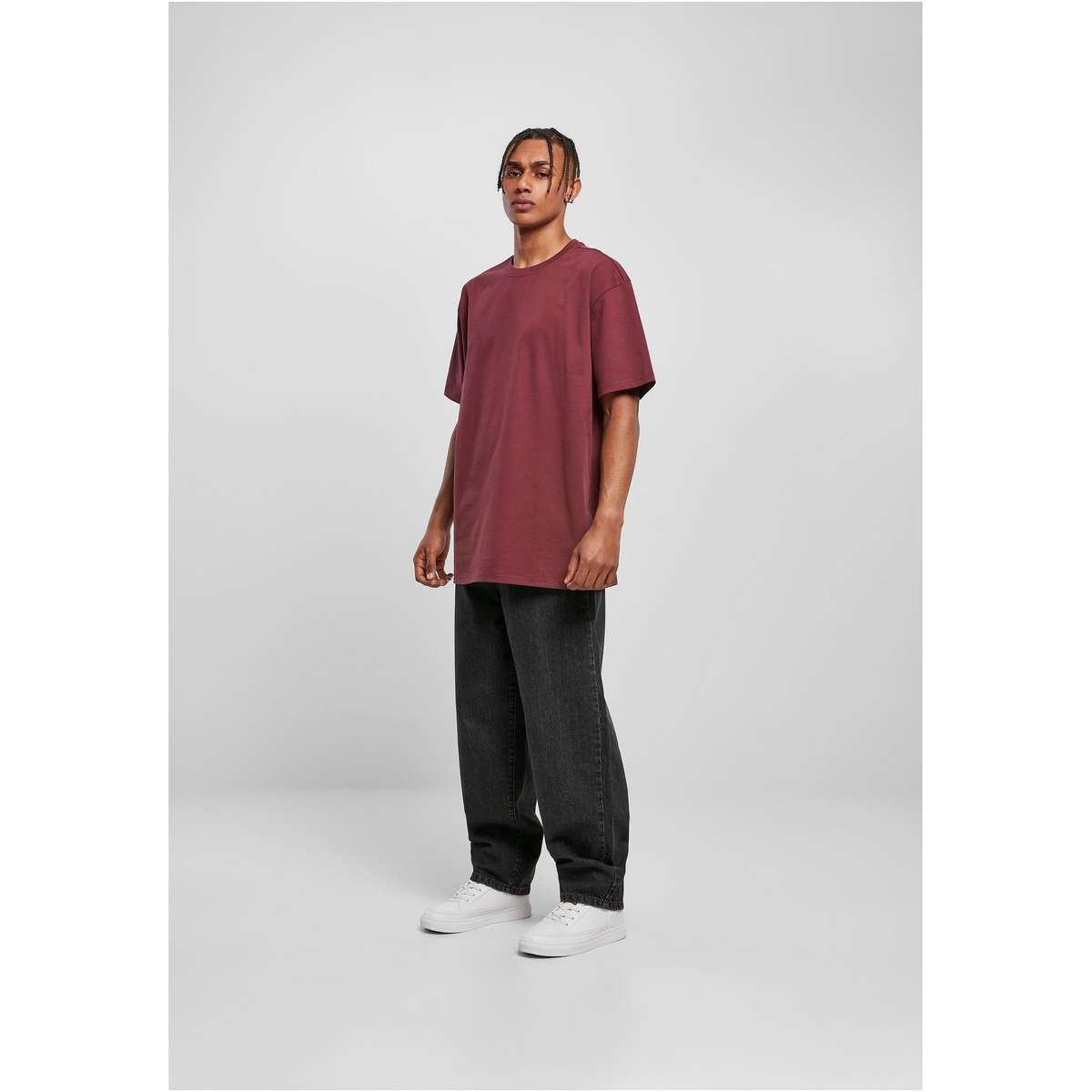 URBAN CLASSICS MEN΄S HEAVY OVERSIZE FIT COTTON TEE TB1778 CHERRY