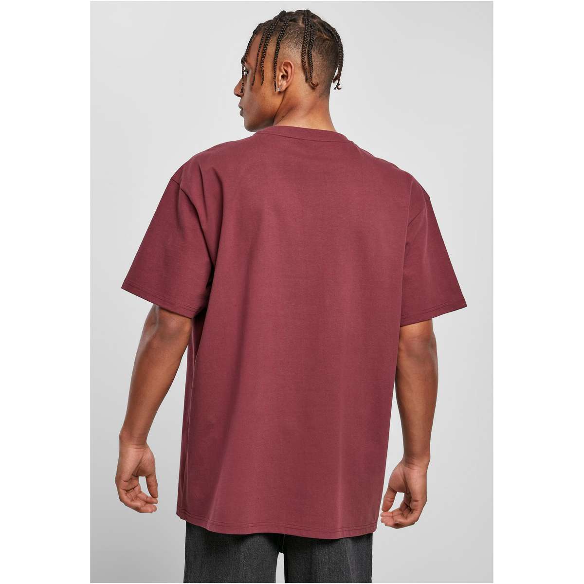 URBAN CLASSICS MEN΄S HEAVY OVERSIZE FIT COTTON TEE TB1778 CHERRY