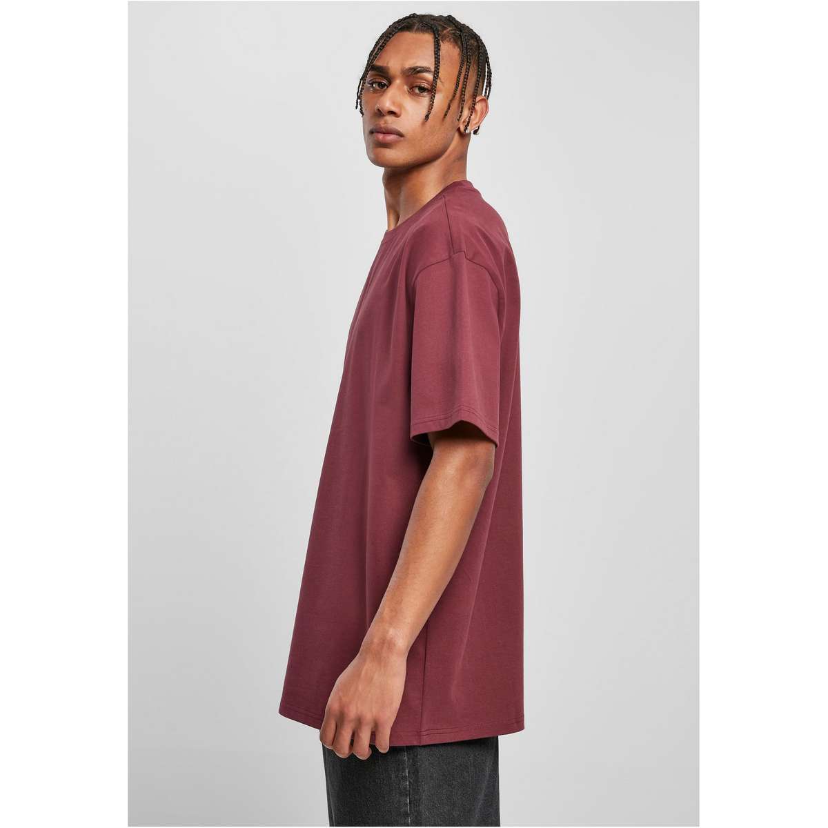 URBAN CLASSICS MEN΄S HEAVY OVERSIZE FIT COTTON TEE TB1778 CHERRY