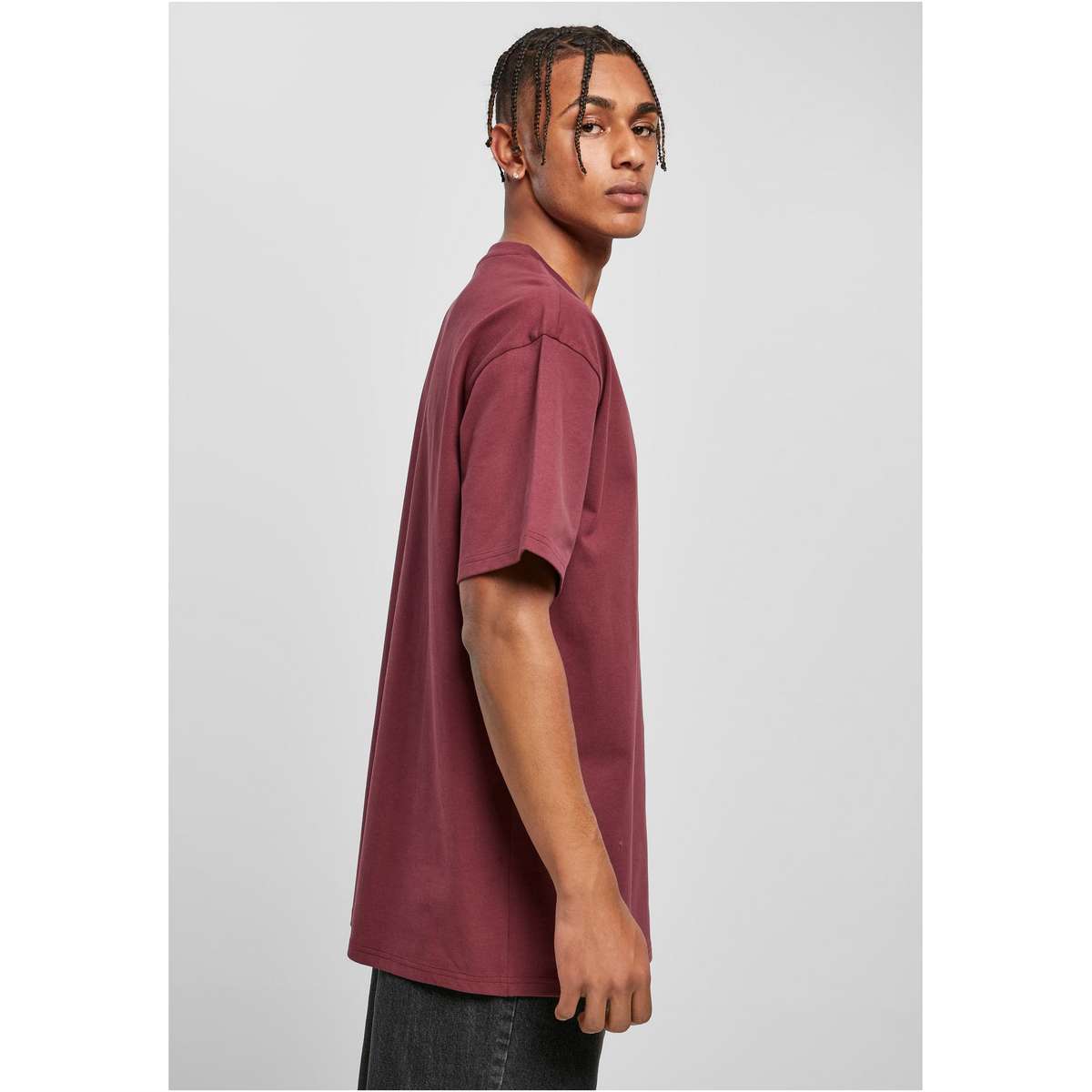 URBAN CLASSICS MEN΄S HEAVY OVERSIZE FIT COTTON TEE TB1778 CHERRY