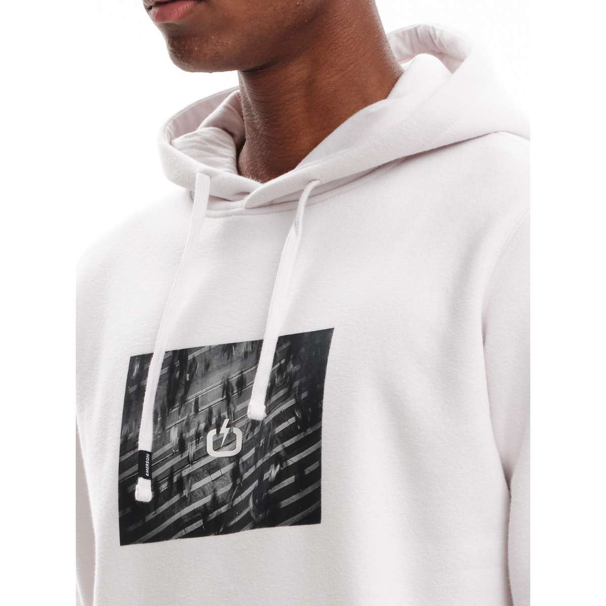 EMERSON MEN’S REGULAR FIT COTTON-POLYESTER ΦΟΥΤΕΡ OFF WHITE - Λευκό - XXL