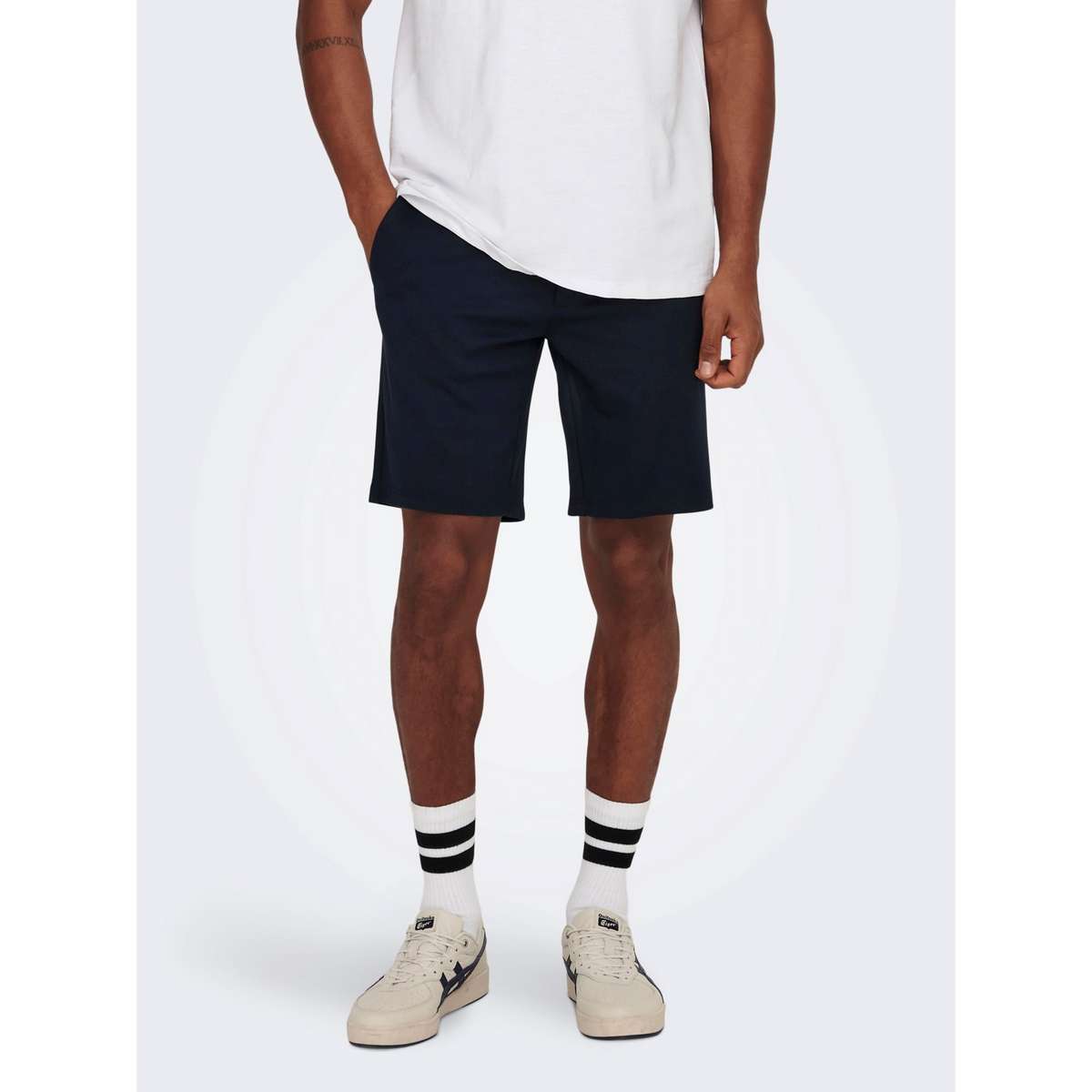ONLY & SONS CHINO SHORTS BLUE 22018667 NIGHT SKY 