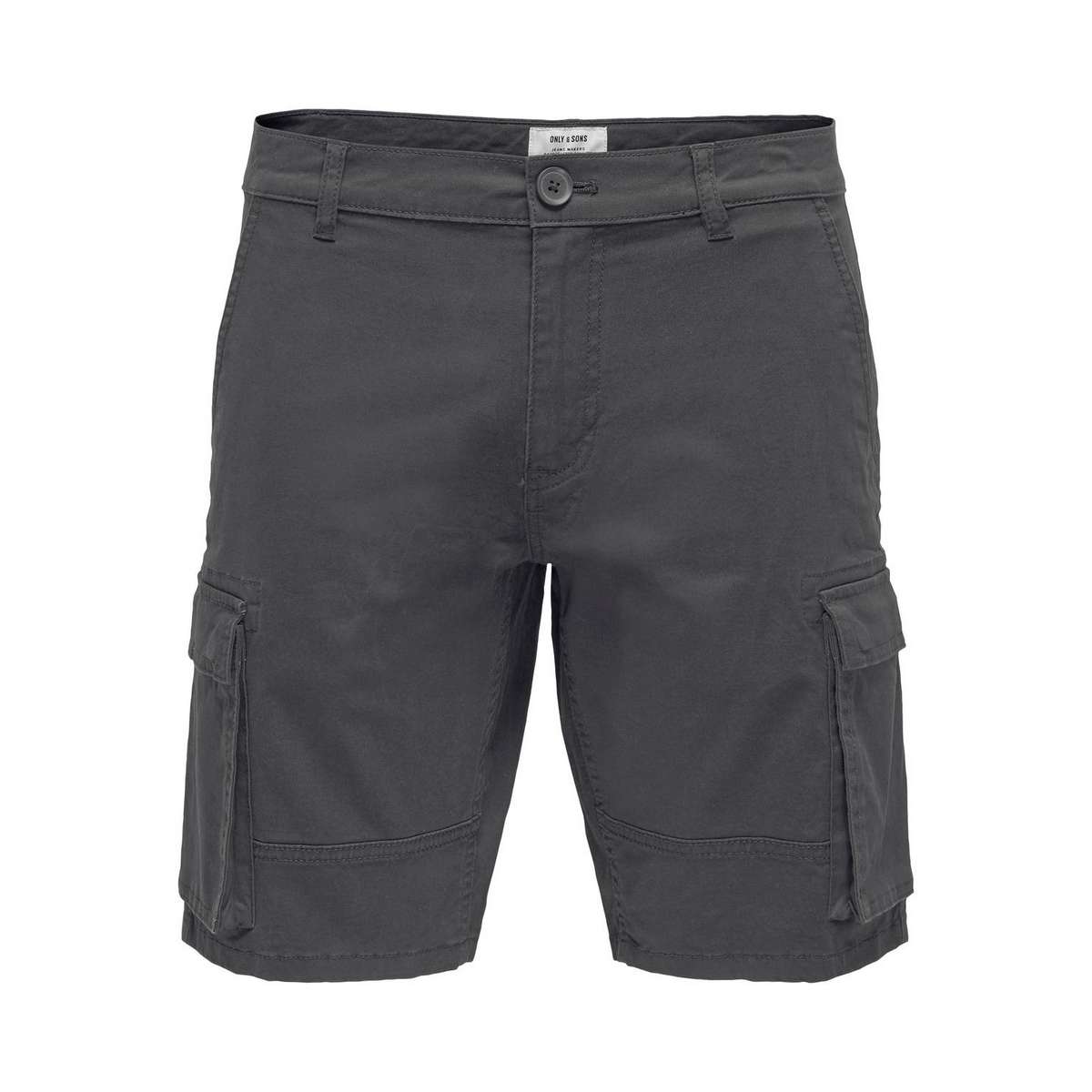 ONLY & SONS REGULAR FIT CARGO SHORTS 22016689 GREY PINSTRIPE