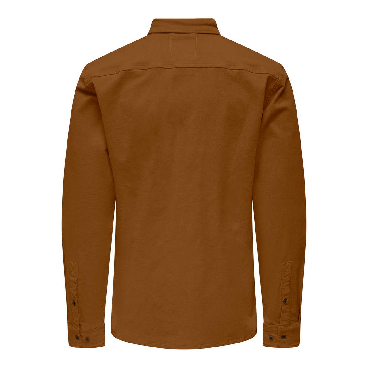 ONLY & SONS MICHAEL REGULAR FIT CORD STRETCH LS SHIRT 22029764 MONKS ROBE - Κάμελ - S