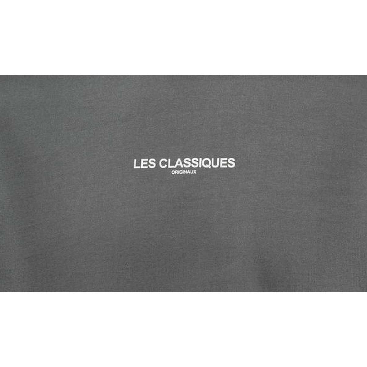 ONLY & SONS CLASSIQUES MEN΄S LOOSE FIT COTTON MOCK NECK SS TEE 22030598 DARΚ GREY / MAGNET