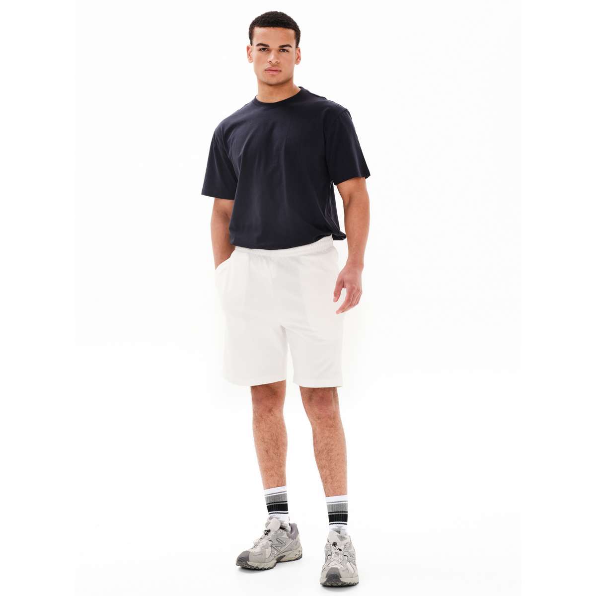 EMERSON MEN΄S REGULAR FIT COTTON ΑΘΛΗΤΙΚΟ ΣΟΡΤΣ 241.EM26.33 OFF WHITE - Λευκό - L