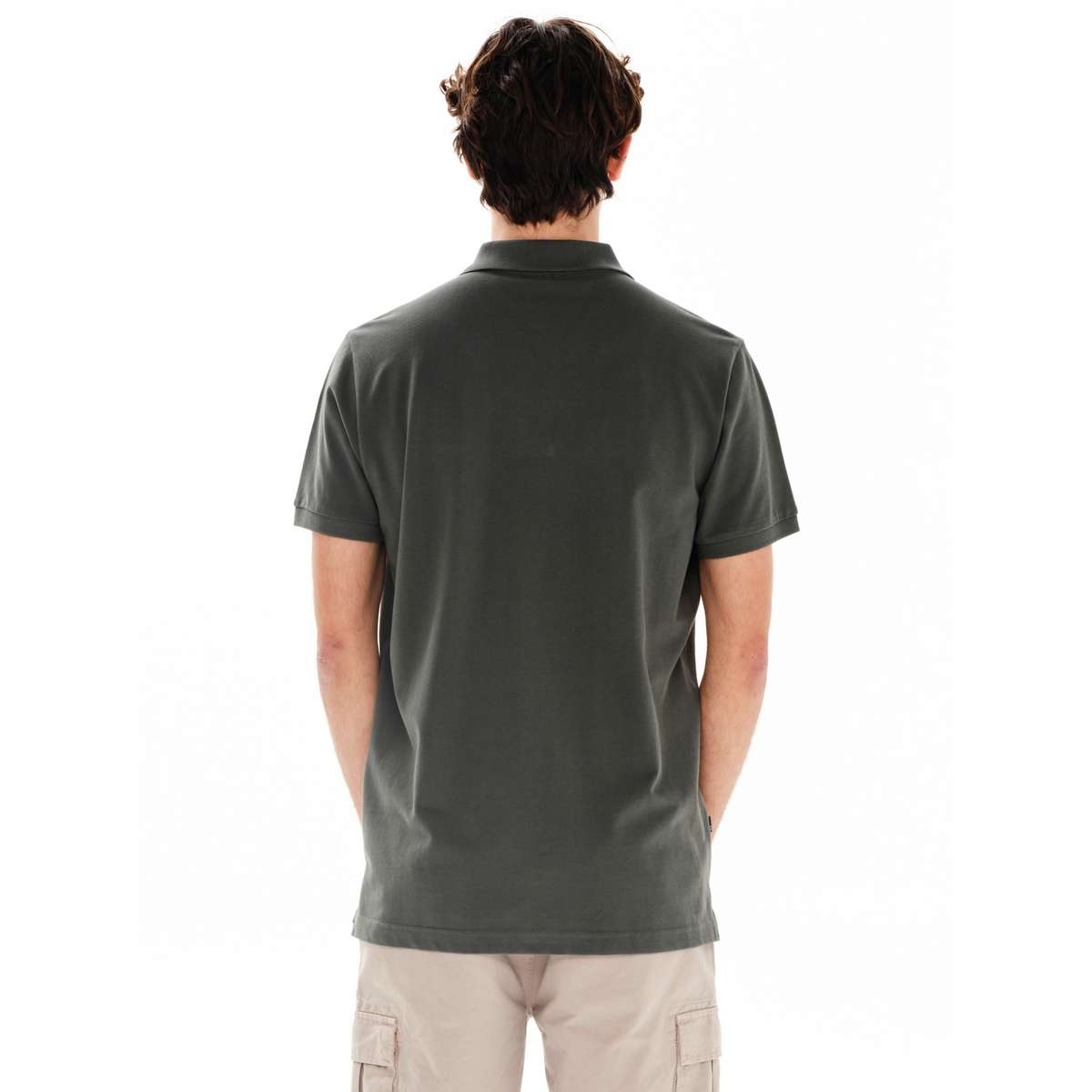 EMERSON MEN΄S REGULAR FIT COTTON ΚΟΝΤΟΜΑΝΙΚΗ ΜΠΛΟΥΖΑ POLO 241.EM35.59 PINE