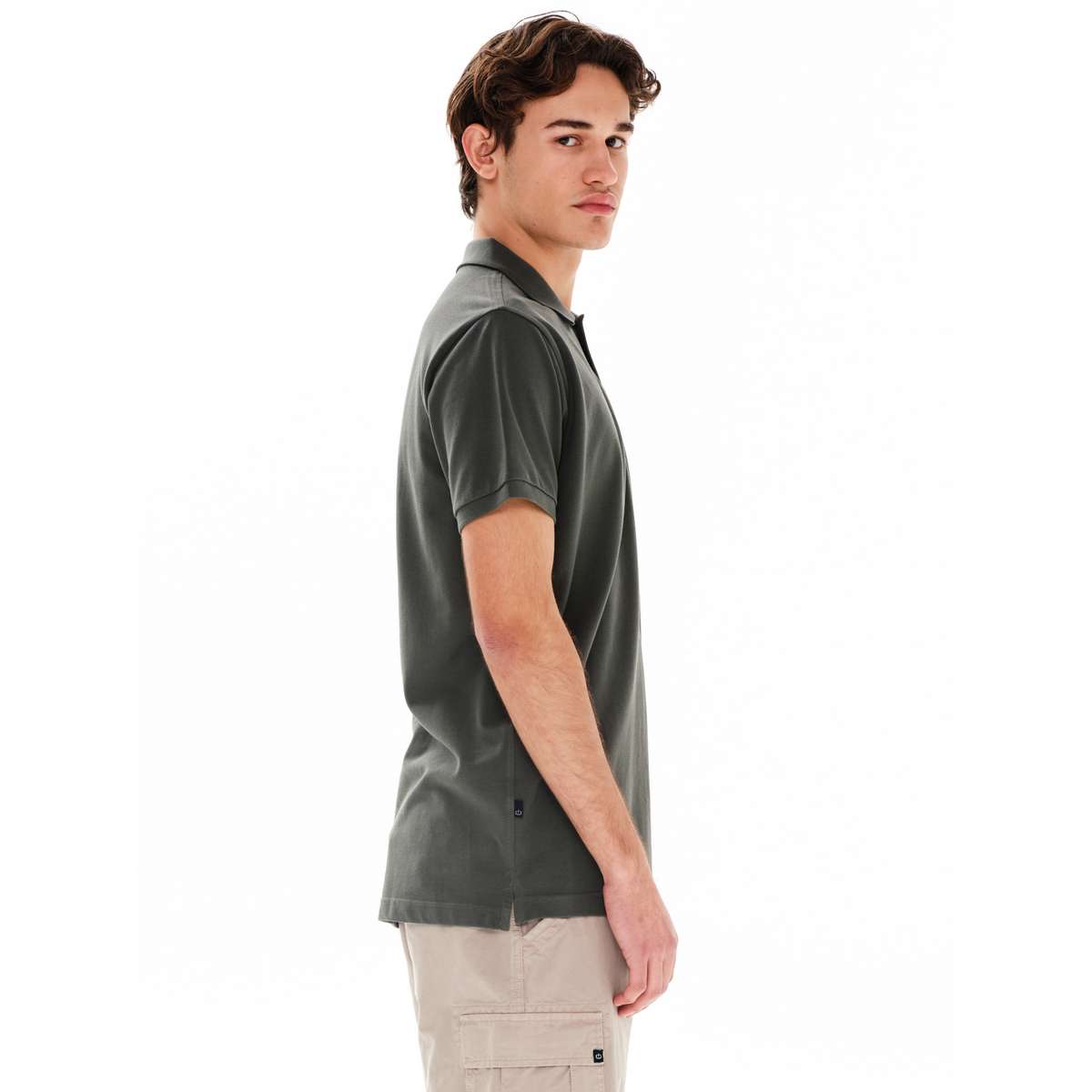EMERSON MEN΄S REGULAR FIT COTTON ΚΟΝΤΟΜΑΝΙΚΗ ΜΠΛΟΥΖΑ POLO 241.EM35.59 PINE